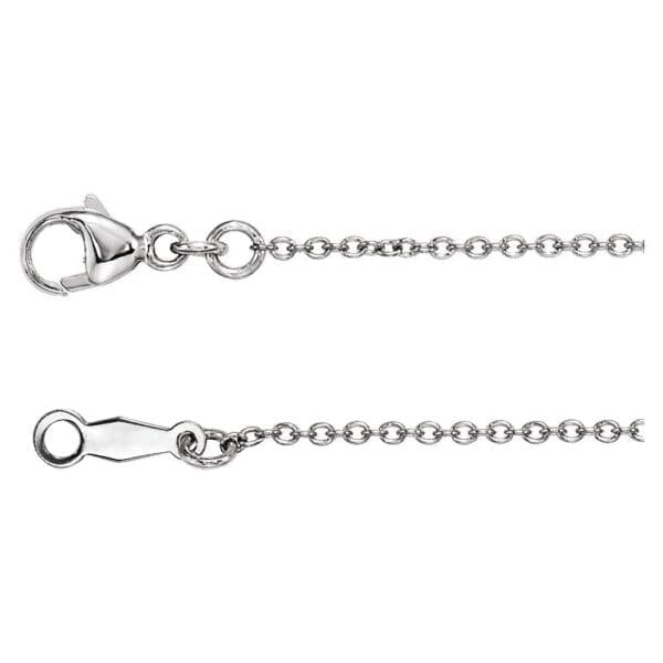 Platinum 1.2 mm Cable 18" Chain - Image 2