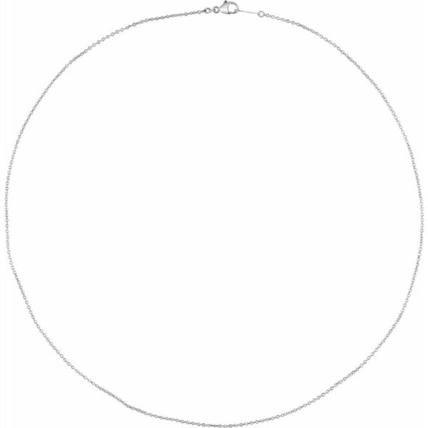Platinum 1.2 mm Cable 18" Chain