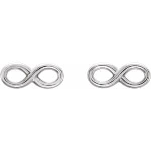 Platinum Infinity-Inspired Earrings