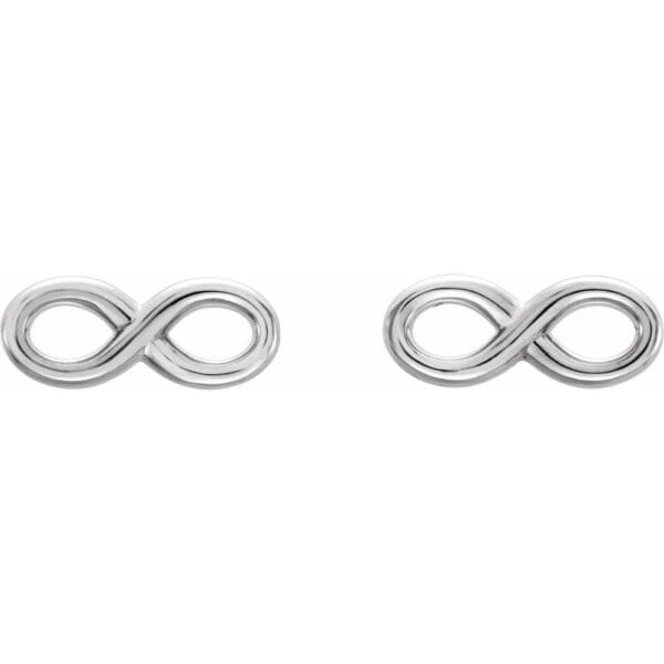 Platinum Infinity-Inspired Earrings