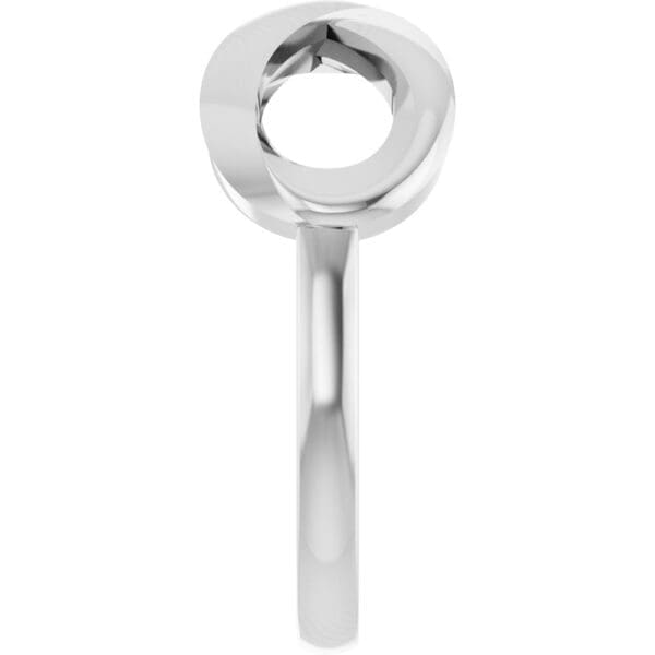 Sterling Silver Infinity-Inspired Ring Size 7 - Image 3