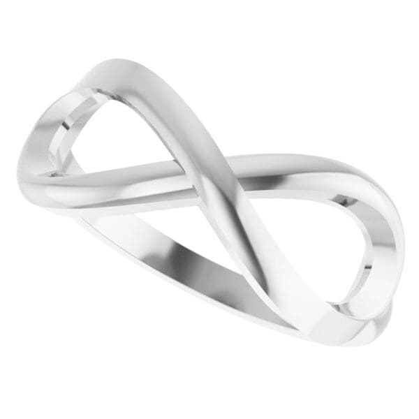 Sterling Silver Infinity-Inspired Ring Size 7 - Image 4