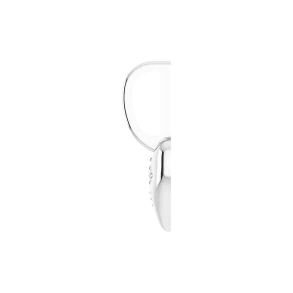 Sterling Silver .01 CTW Natural Diamond Heart Charm/Pendant - Image 3