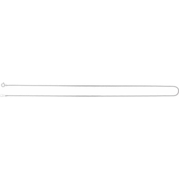 Platinum 1 mm Curb 16" Chain - Image 2