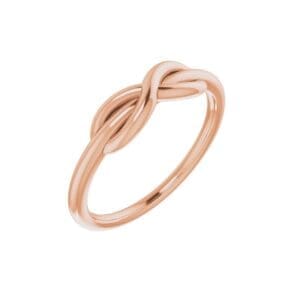 14K Rose Infinity-Inspired Ring