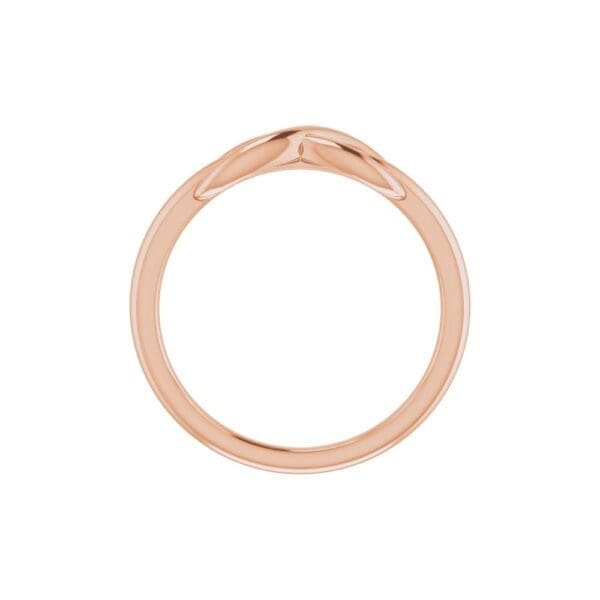 14K Rose Infinity-Inspired Ring - Image 4