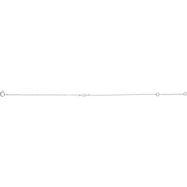 14K White 2 CTW Natural Diamond Line 7" Bracelet - Image 3