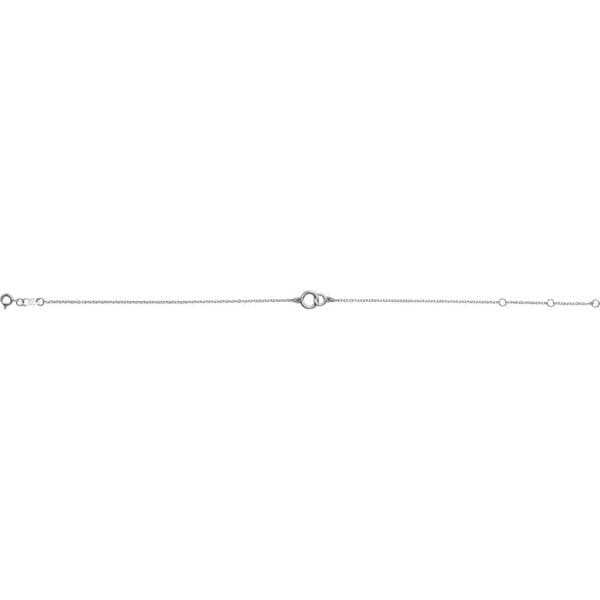 Platinum Interlocking Circle Bracelet - Image 2