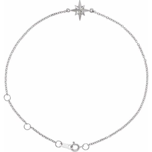 Platinum Star 6 1/2-7 1/2" Bracelet